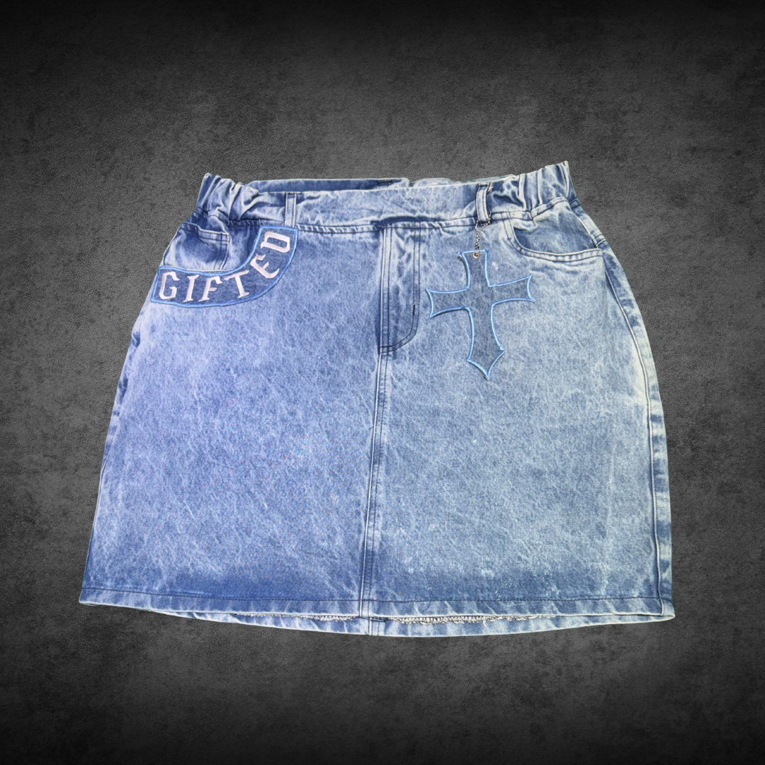 GIFTED GIRLS DENIM SKIRT
