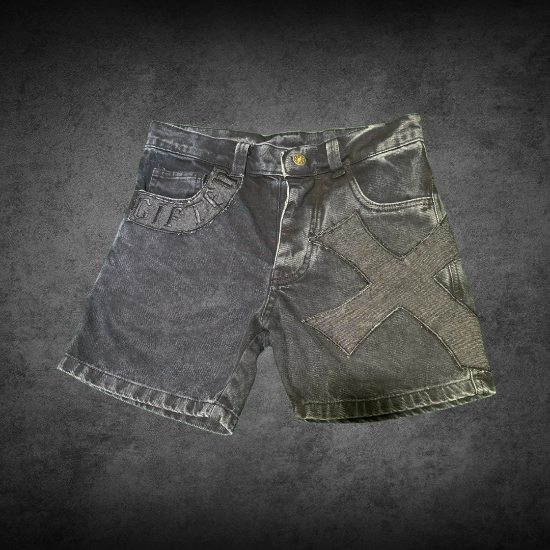 GS BLACK WASH JORTS