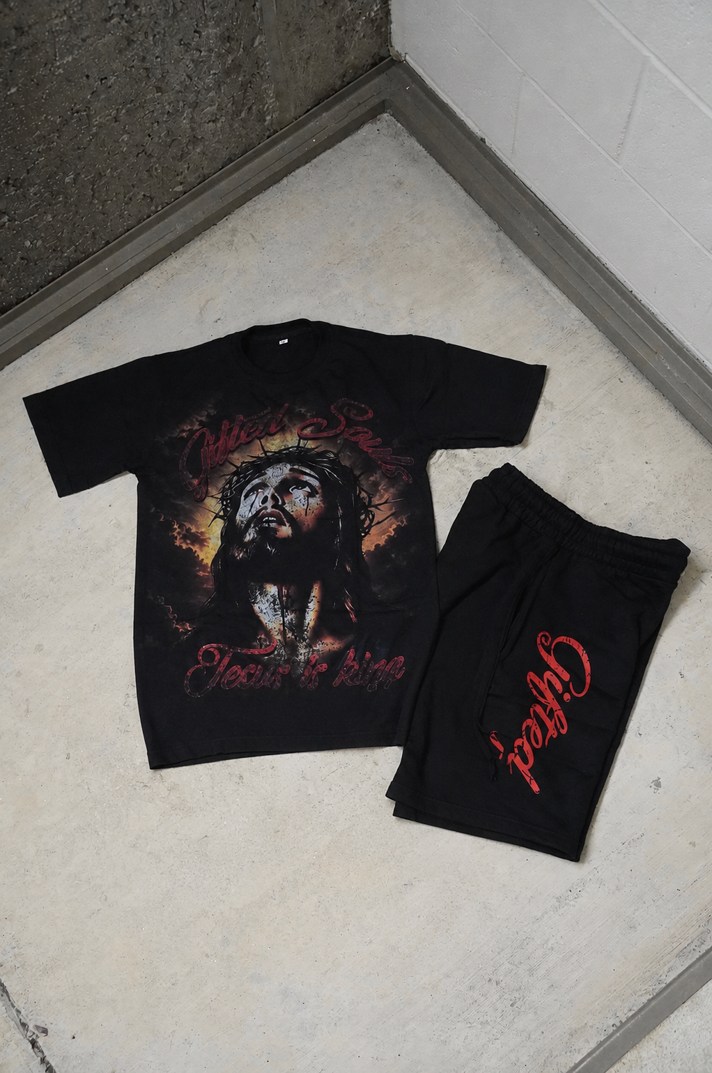 Jesus is King Set Red