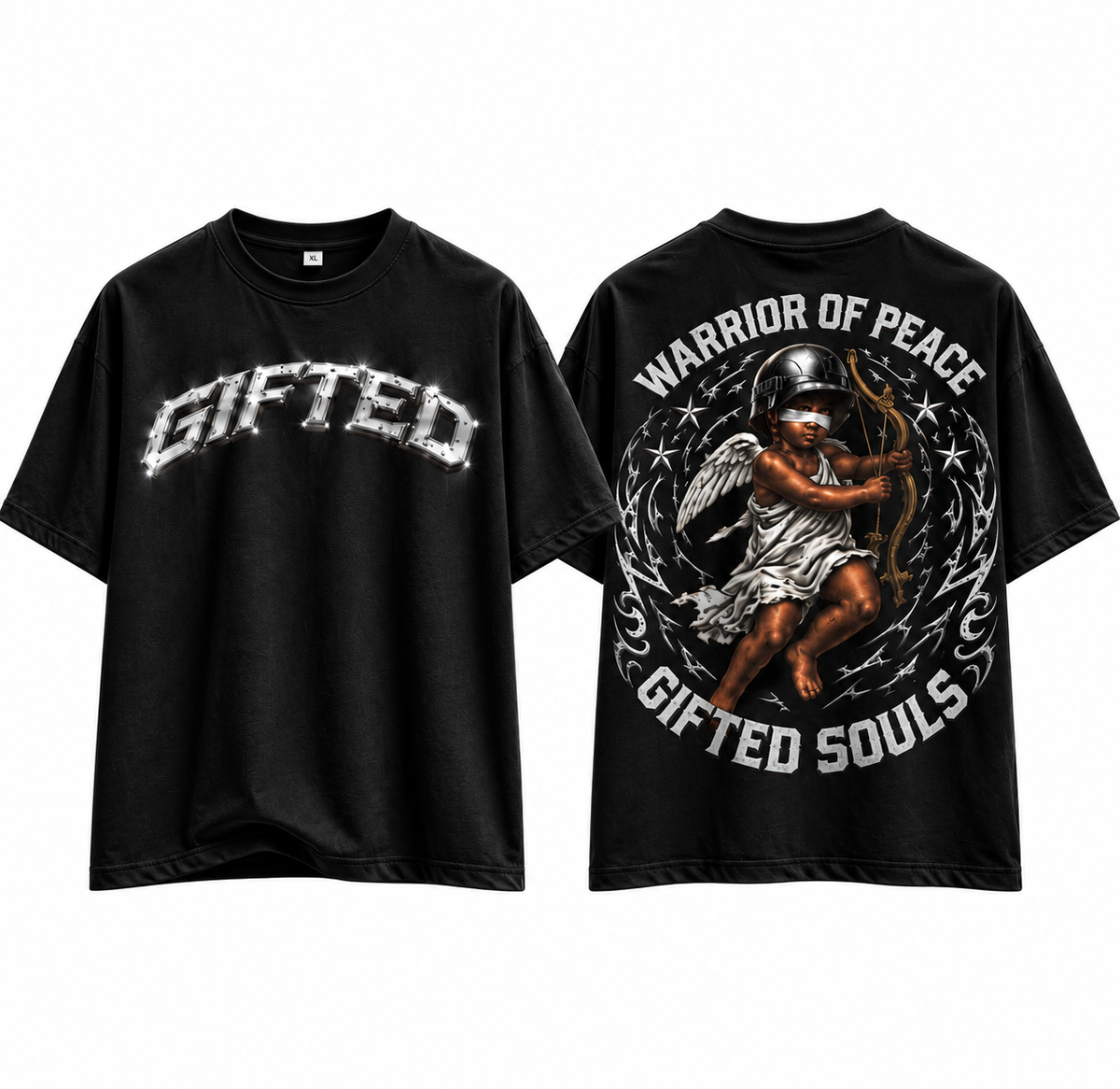 WARRIOR OF PEACE TEE - BLACK