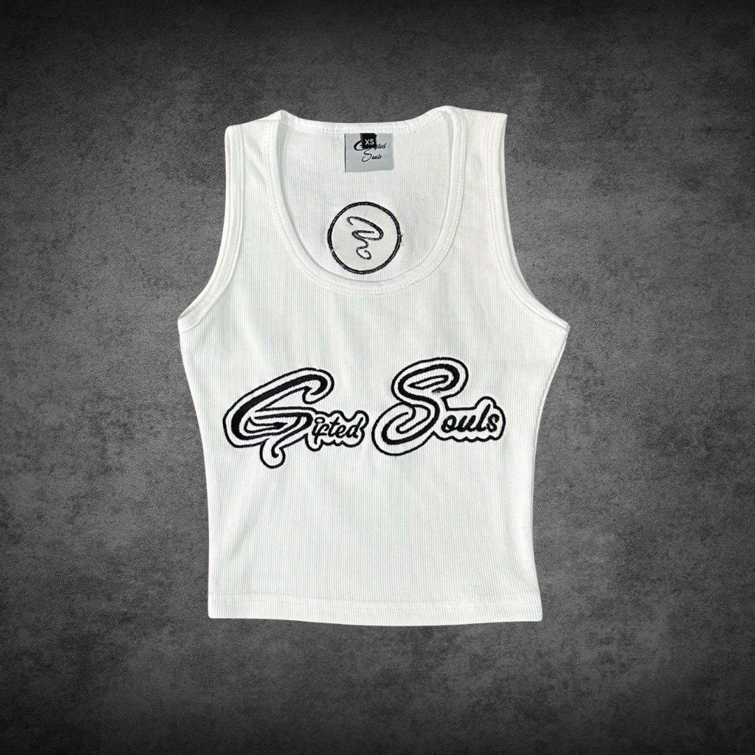 Gifted Girls Tank White