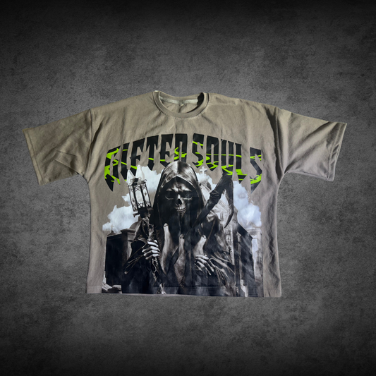 SAVE YOUR SOUL TEE - GREY
